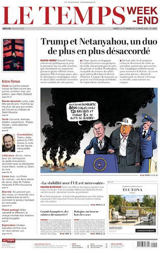 Le Temps - 21-22 Mars 2026