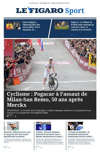 Le Figaro Sport - 21 Mars 2026