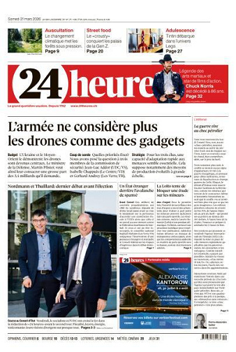 24 heures - 21 Mars 2026