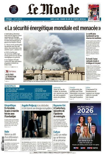 Le Monde - 22-23 Mars 2026