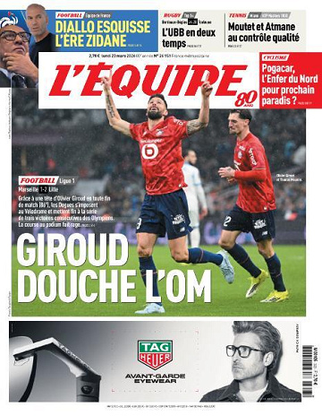 L’equipe du Lundi 23 Mars 2026