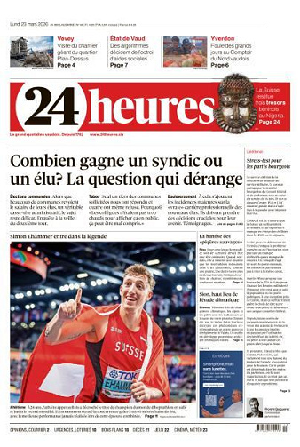 24 heures - 23 Mars 2026