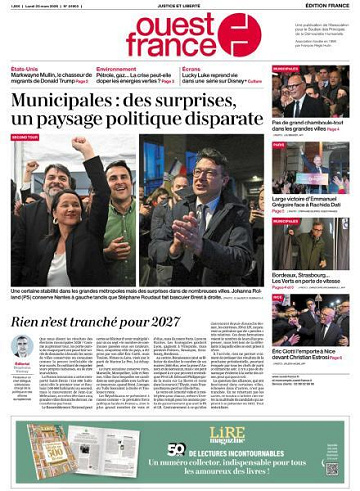 Ouest-France Édition France - 23 Mars 2026