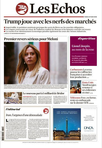 Les Echos - 24 Mars 2026