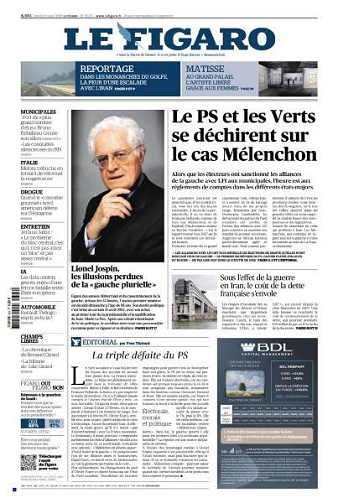 Le Figaro du Mardi 24 Mars 2026