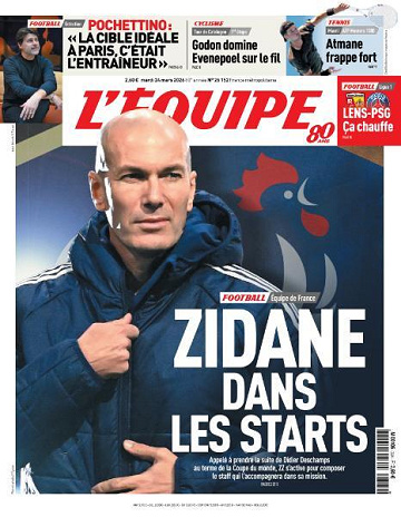 L’equipe du Mardi 24 Mars 2026