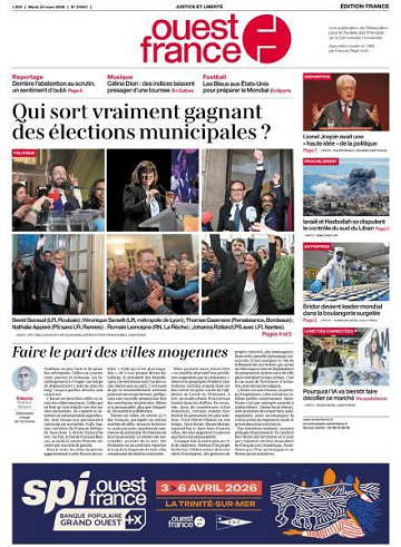 Ouest-France Édition France - 24 Mars 2026