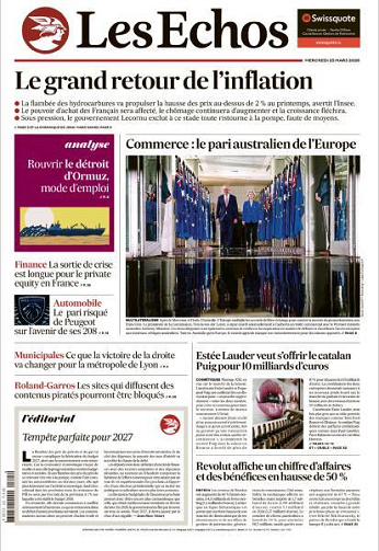 Les Echos - 25 Mars 2026