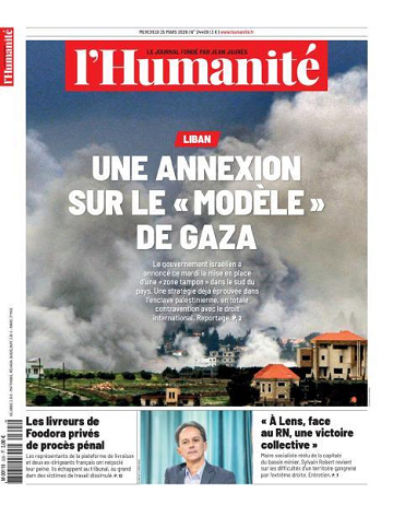 L'Humanite - 25 Mars 2026