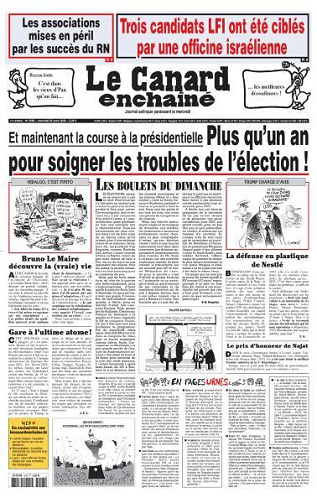 Le Canard enchaîné - 25 Mars 2026