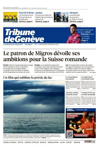 Tribune de Genève - 25 Mars 2026