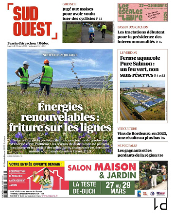 Sud Ouest du Mercredi 25 Mars 2026 (7 Editions)