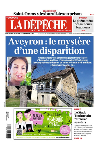 La Dépêche du Midi (16 Éditions) Du Mercredi 25 Mars 2026