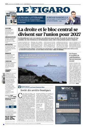 Le Figaro du Jeudi 26 Mars 2026