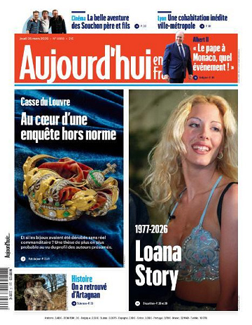 Aujourd’hui en France - 26 Mars 2026