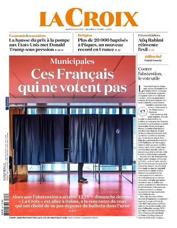 La Croix - 26 Mars 2026