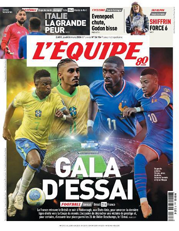 L’equipe du Jeudi 26 Mars 2026