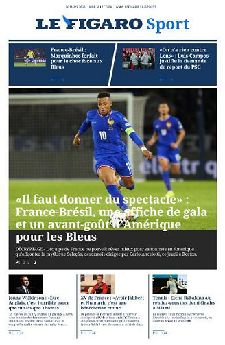Le Figaro Sport - 26 Mars 2026