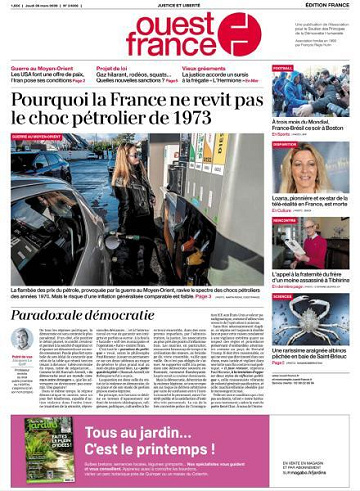 Ouest-France Édition France - 26 Mars 2026