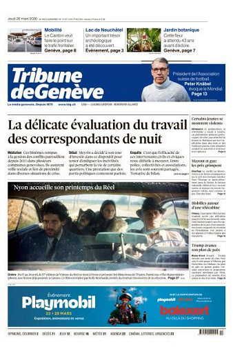 Tribune de Genève - 26 Mars 2026