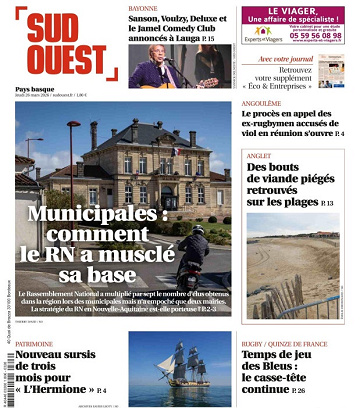 Sud Ouest (8 Éditions) Du Jeudi 26 Mars 2026