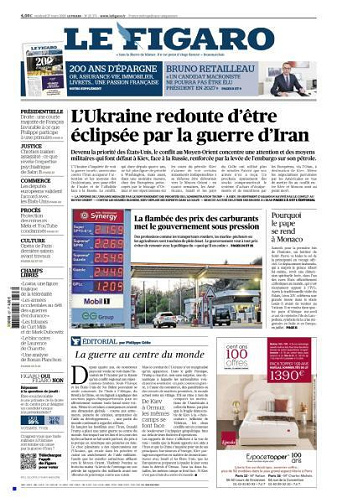 Le Figaro du Vendredi 27 Mars 2026