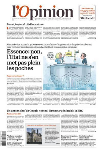 L’Opinion - 27-28 Mars 2026
