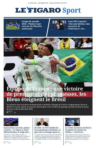 Le Figaro Sport - 27 Mars 2026
