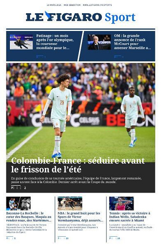 Le Figaro Sport - 29 Mars 2026