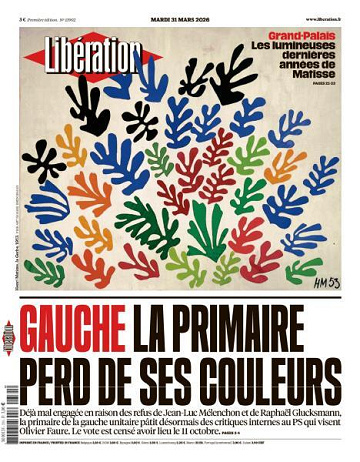 Libération du Mardi 31 Mars 2026