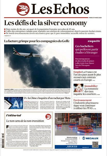 Les Echos - 31 Mars 2026