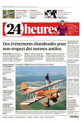 24 heures - 31 Mars 2026