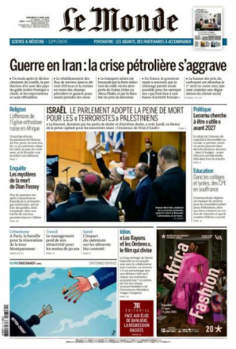 Le Monde - 1er Avril 2026
