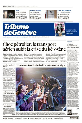 Tribune de Genève - 1er Avril 2026