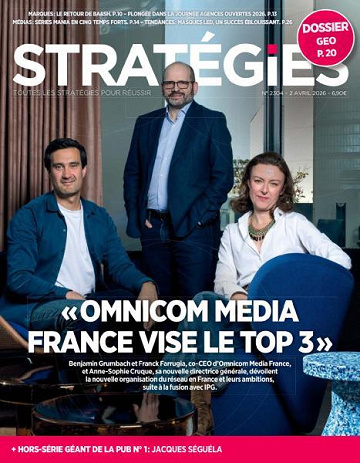 Stratégies - 2 Avril 2026