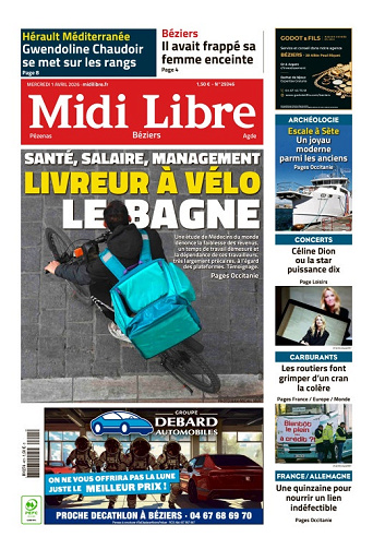 Midi Libre (14 Éditions) Du Mercredi 1er Avril 2026
