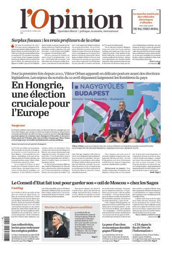L’Opinion - 2 Avril 2026