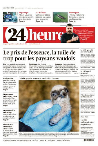 24 heures - 2 Avril 2026