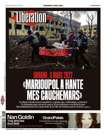 Libération du Vendredi 3 Avril 2026