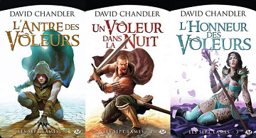 Les Sept Lames - Tome 1 à 3 - David Chandler (2012-2013)