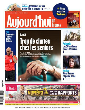 Aujourd’hui en France - 3 Avril 2026