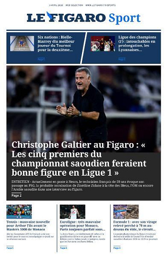 Le Figaro Sport - 3 Avril 2026