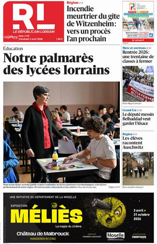 Le Republicain Lorrain Metz 03 Avril 2026