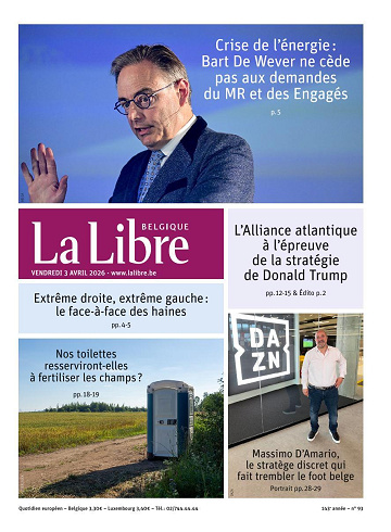 La Libre Belgique Du Vendredi 3 Avril 2026