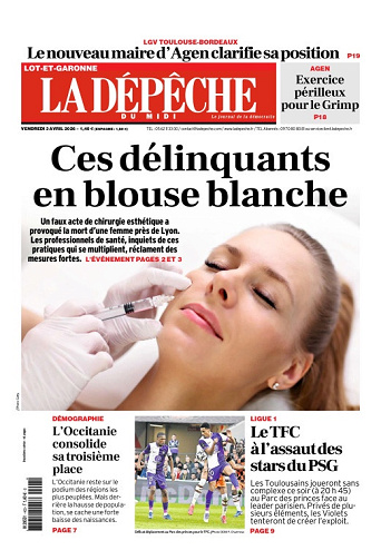 La Dépêche du Midi (16 Éditions) Du Vendredi 3 Avril 2026
