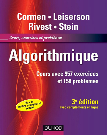 Collectif d'auteurs - Algorithmique - 3ème édition - Cours avec 957 exercices et 158 problèmes: Cours avec 957 exercices et 158 problèmes