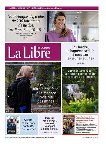 La Libre Belgique Du Samedi 4 Avril 2026