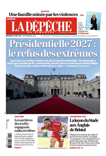 La Dépêche du Midi (16 Éditions) Du Dimanche 5 Avril 2026