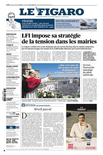 Le Figaro du Lundi 6 Avril 2026