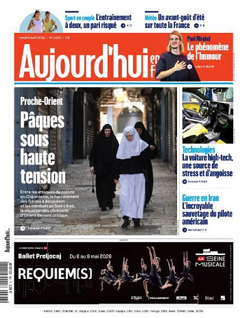 Aujourd’hui en France - 6 Avril 2026